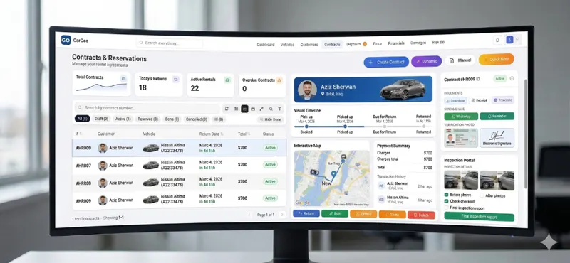 CarCEO PRO dashboard